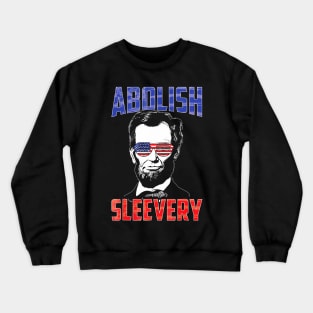 Abraham Lincoln Shirt Funny   4Th Of July Shirt Crewneck Sweatshirt